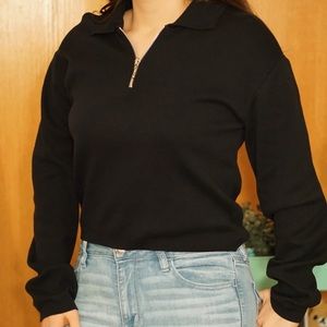 Black Quarter Zip